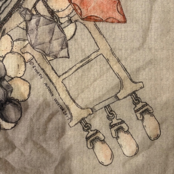 Swash London Wool & Silk Scarf - Picture 3 of 4